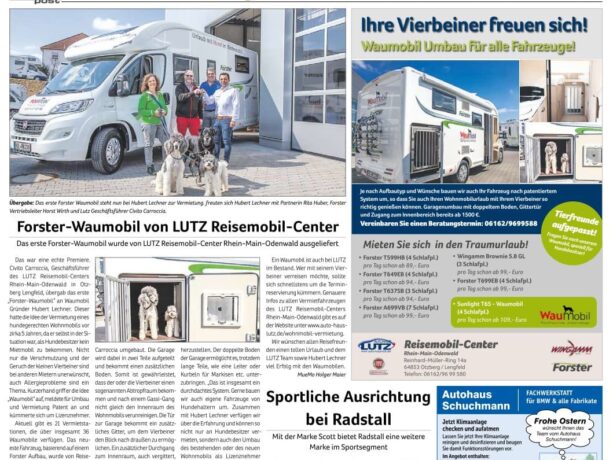 Forster Waumobil LUTZ Reisemobil Center